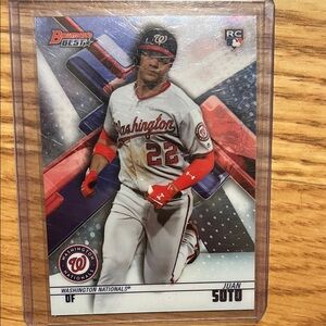 Washington Nationals Juan Soto Baseball Card